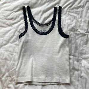 brandy melville basic white tank